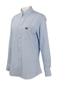 R229   來樣訂造長袖恤衫  網上下單女款恤衫 澳門  馬格納斯  恤衫製衣廠